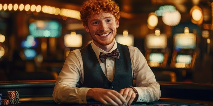 Antarmuka meja live dealer MSC dengan panel taruhan dan statistik permainan